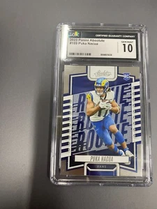 PUKA NACUA 2023 PANINI ABSOLUTE #189 CGC 10 (RC) - Picture 1 of 2