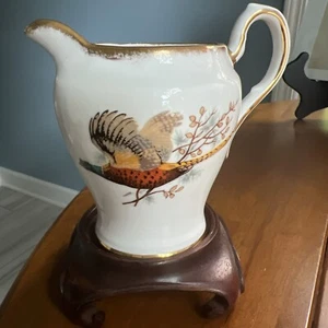 ROYAL TARA IRISH BONE CHINA PHEASANT CREAMER - IRELAND - Picture 1 of 7