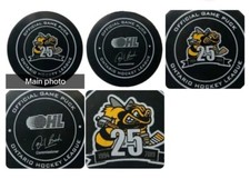 1994-2019 25YEARS SARNIA STING OHL OFFICIAL GAME PUCK ONTARIO HOCKEY LEAGUE RARE