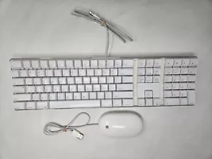 Genuine Apple iMac A1048 Keyboard and A1152 Mouse - Picture 1 of 8