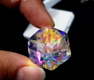 83 Ct Carat Mystic Quartz Gemstone Fancy Stone Loose Gemstone - Picture 1 of 6