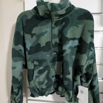 Niño Pequeño Jersey Polar Verde Camuflaje Foto 1 de 4