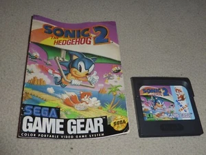 CARTUCHO DE VIDEOJUEGO SEGA GAMEGEAR SONIC THE ERIZOG 2 COLAS CON MANUAL - Imagen 1 de 1