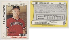 1990 Best Birmingham Barons All Decade Ron Karkovice #19