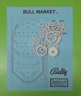 1976 Bally Bull Market Pinball / Bingo Machine Rubber Ring Kit