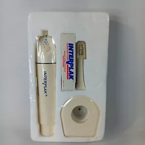 Interplak Model PB-3 Home Plaque Removal Toothbrush & Rechargeable Base Vtg 90's - Picture 1 of 7