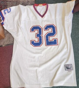 Buffalo Bills O.J. Simpson 1970’s Mitchell & Ness Authentic Throwback Jersey - Picture 1 of 4