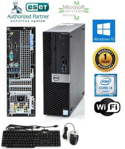 Dell 7050 PC SFF Intel i3 6100 3.40g 8GB  NEW 1TB  Windows 10 Pro HDMI Wifi