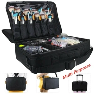Extra Large Make Up Vanity Case Storage Box Organizer Cosmetic Travel Beauty Bag - Picture 1 of 12