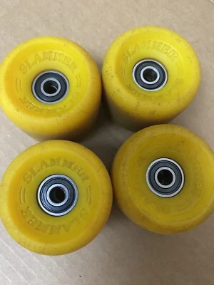 Винтажные колеса для скейтборда Kryptonics Slammer оригинальные желтые GT04141 - Изображение 1 из 4