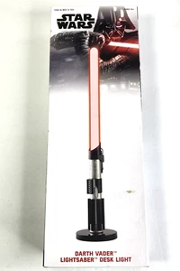 Star Wars Darth Vader Lightsaber LED Desk Lamp 24 Inch Tall Light BRAND NEW - Picture 1 of 10