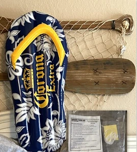 "CHANCLAS INFLABLES CORONA CERVEZA EXTRA 31" BARRA VOLADA FALTA DECORACIÓN Azul Amarillo - Imagen 1 de 2