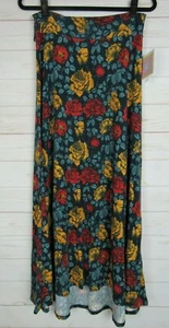 Lularoe Women's Maxi Skirt Red & Yellow Floral Size Small NWT - Picture 1 of 3