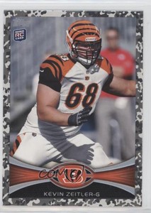2012 Topps Camo Military /399 Kevin Zeitler #193 Rookie RC