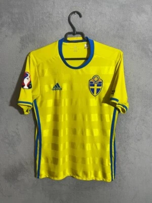 Sweden Team Jersey Home football shirt 2016 - 2017 Adidas Men Size S - Image 1 of 4