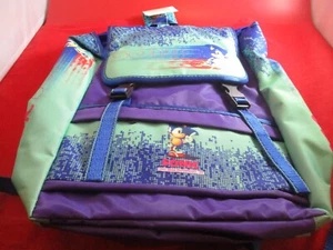 Sonic the Hedgehog Sega Genesis Era 1992 Kid's Blue/Purple Backpack *NEW* - Picture 1 of 11