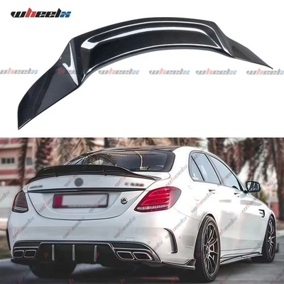 ALERÓN MALETERO FIBRA CARBONO ESTILO R PARA MERCEDES BENZ W205 C63 AMG 2015-2021 Foto 1 de 4