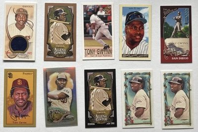 批量 (10) 件 不同的 TONY GWYN,ALLEN GINTER 迷你,包括 RELIC 120525 — 第 1/2 张图片