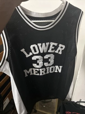 Camiseta Kobe Bryant Lower Merion High School autêntica preta, roxa tamanho adulto G - Imagem 1 de 2