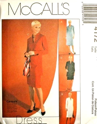 McCall's 4172 Dress Tunics & Skirt Sewing Pattern (Cut-to-Fit) 8-10-12-14 OOP - Image 1 of 2