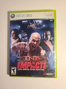 Videojuego de lucha libre TNA Impact Microsoft Xbox 360 con manual y estuche - Imagen 1 de 6