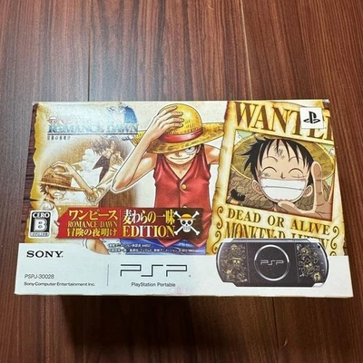 PSP 3000 Console One Piece Romancing Dawn Straw Hat Pirates 4813 From Japan - Image 1 of 4