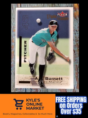 A.J. Burnett Florida Marlins 2001 Fleer Triple Crown #217 - Image 1 of 4