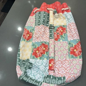 Pioneer Floral Woman Laundry Bag Floral Adjustable Strap - Picture 1 of 7