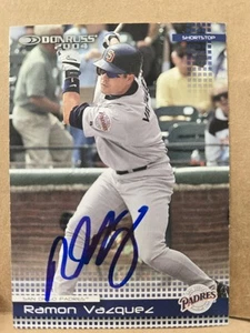 2004 Donruss Ramon Vazquez San Diego Padres #352 2022 Retrographs Auto - Picture 1 of 2