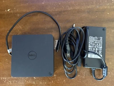 Base USB tipo C original Dell Thunderbolt TB16 K16A con adaptador de CA de 180 W Foto 1 de 2