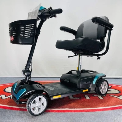 2025 Ex-Demo X-Go Proceed Portable Mobility Scooter Buggy 4mph & Warranty (Teal) - Image 1 of 4