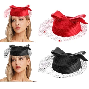 Sombrero para mujer Prendas para la cabeza 1 pieza Accesorios para fiesta Accesorio clásico para el cabello Ligero Elegante - Imagen 1 de 23