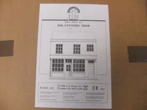 Seltenes Honeychurch Ganzholz Puppenhaus Kit 18. Jahrhundert Geschäft - 23x23x12" (Haus) - Bild 1 von 8