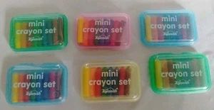 VINTAGE TOYSMITH MINI CRAYON SET 6 TOTAL NEW IN PACKAGE - Picture 1 of 6