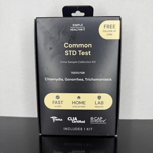 Simple HealthKit At-Home Common STD Test For Chlamydia-Gonorrhea-Trichomoniasis - Picture 1 of 5