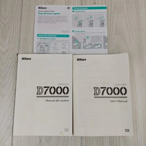 Nikon D7000 Camera User's Manual English And Spanish Version - Picture 1 of 5