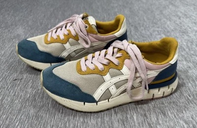 Zapatillas deportivas Onitsuka Tiger Rebilac Runner Asics para hombre 4,5 azul Beie amarillo rosa Foto 1 de 4