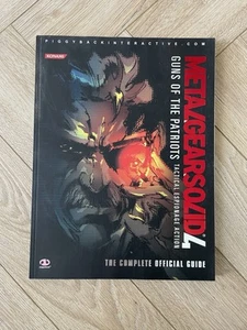 Metal Gear Solid 4 Official Strategy Guide SoftBack Book Piggyback Guides - Picture 1 of 4
