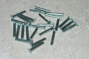 25 Semi Tubular 1/8" by 3/4" Tonka Rivets RIV-3/4 - Picture 1 of 1