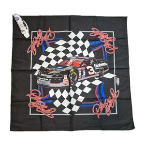 Dale Earnhardt Sr. NASCAR Checkered Bandana 21x21 Inches New With Tags Vintage  - Picture 1 of 4