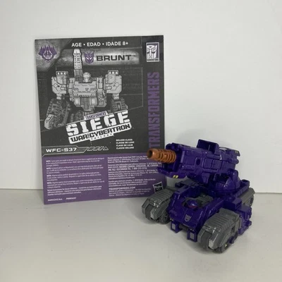 Transformers войны для Cybertron осады WFC-S37 - BRUNT *полный * хорошее состояние товара  - Изображение 1 из 4