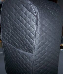 Black (or choice) Quilted Fabric KitchenAid 13 Cup Wide Food Processor Cover NEW