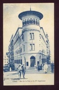 ORAN Rue de la Paix et la Cie Algerienne Algeria Africa Vintage Unused Postcard - Picture 1 of 1