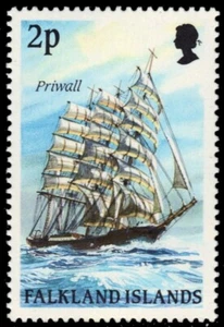 FALKLAND ISLANDS 486 - Sailing Ships "Priwall" (pb85086) - Picture 1 of 1