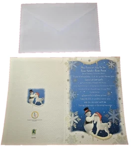 Konf. ab 50 Glückwunschkarten Weihnachten Kartos Serie Eisfiguren - Bild 1 von 1