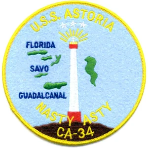 USS Astoria CA-34 Cruiser Patch - Bild 1 von 6