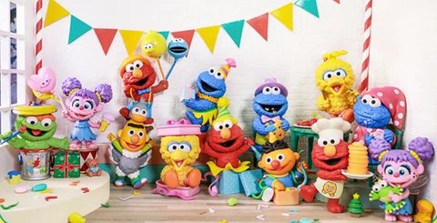 POP MART Sesame Party Time Series Celebration Carnival Confirmed Figure HOT! Cover