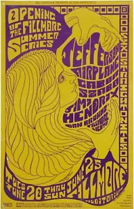 Heim Wandkunstdruck - Vintage Konzert Gig Poster - FILLMORE - A4,A3,A2,A1 - Bild 1 von 1