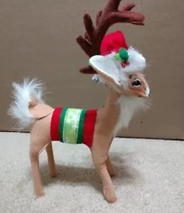 ANNALEE Retired 2012 8" Snowflake Reindeer Snowflake Christmas Figurine Ornament - Picture 1 of 10