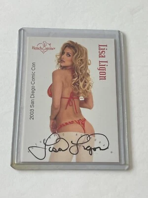 2003 Benchwarmer LISA LIGON Signed AUTO Autographed SAN DIEGO COMIC CON Promo - Image 1 of 2